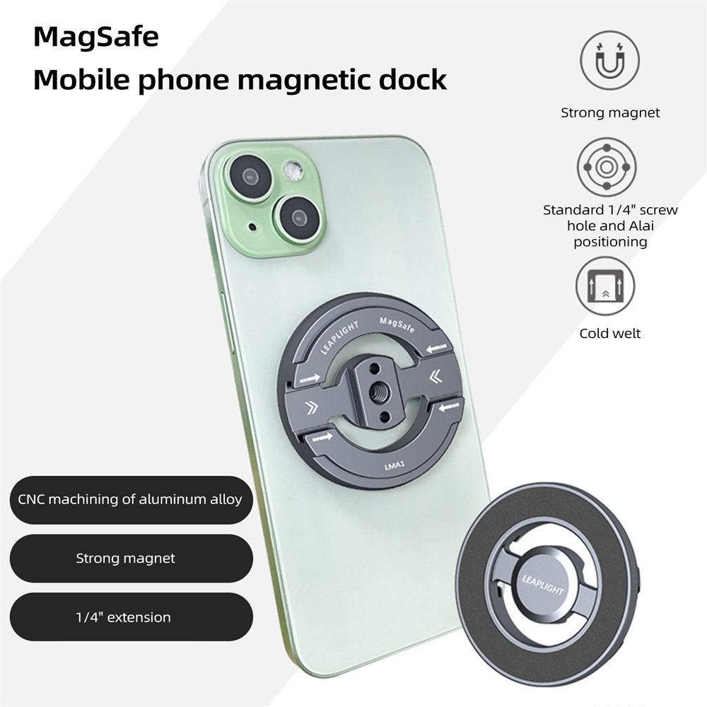 Photography With Iphone 15 - 2025 360° Aluminum Magnetic Phone Holder