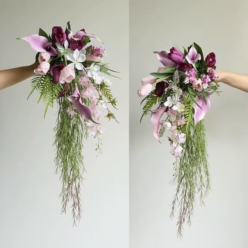Photography Wedding - Natural Style | Waterfall Bouquet |
