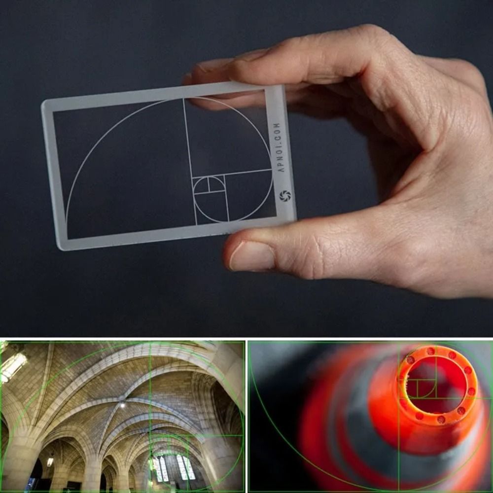 Photography Golden Ratio - Viewfinder Ruler Golden Ratio Ruler Acrylic