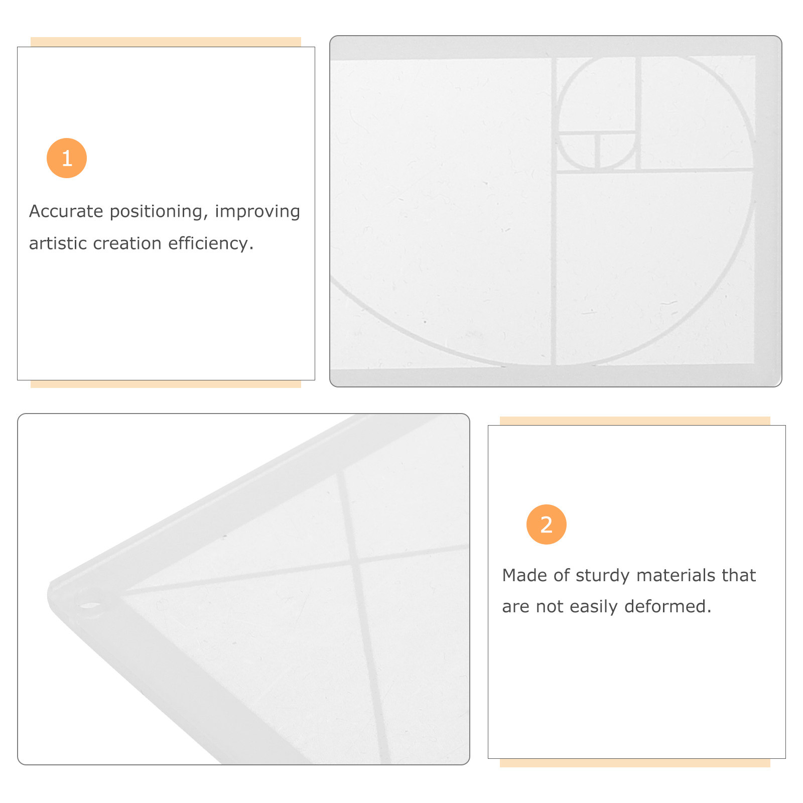 1Set Golden Ratio Drawing Scal - Photography Golden Ratio recension och pris