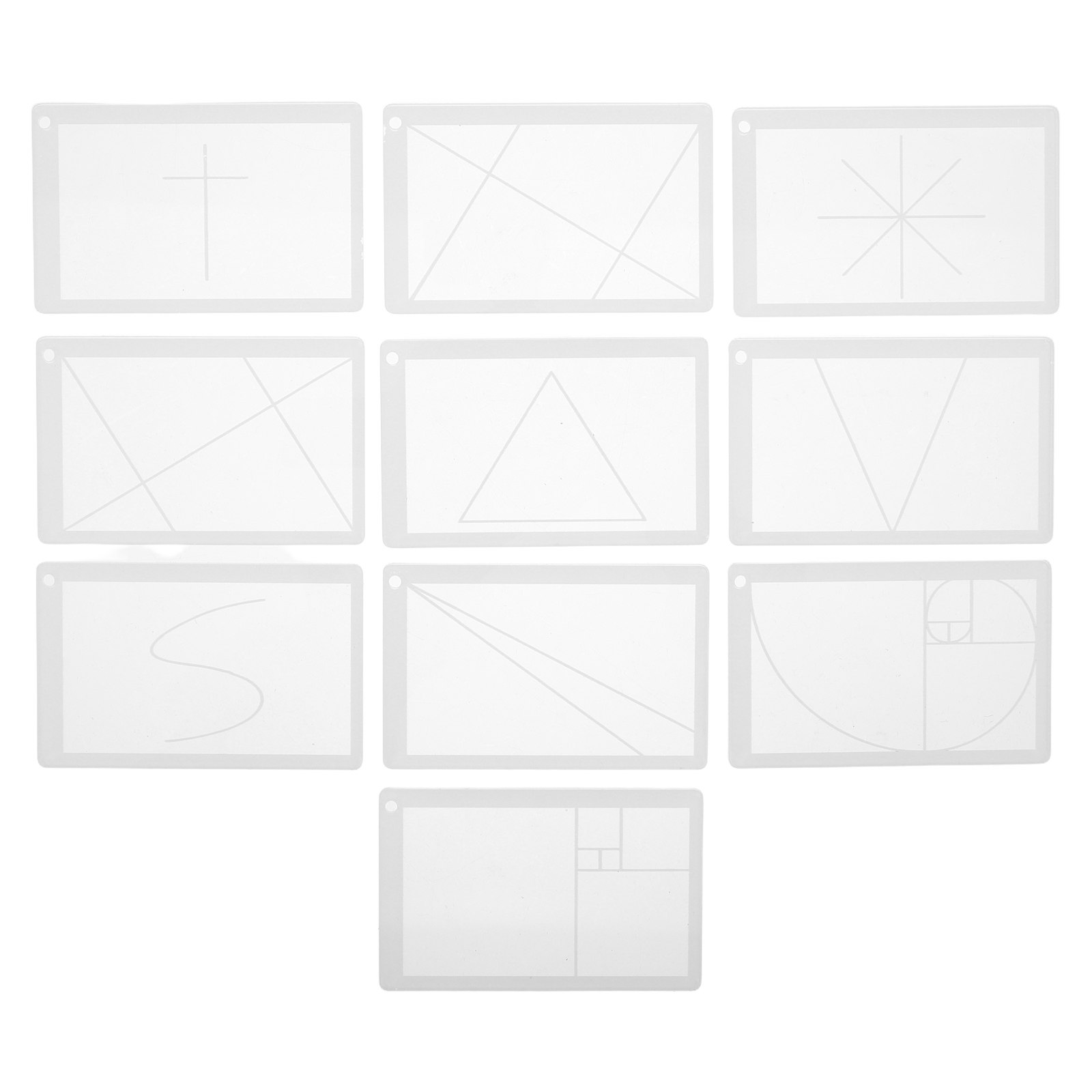 1Set Golden Ratio Drawing Scal - Photography Golden Ratio recension och pris