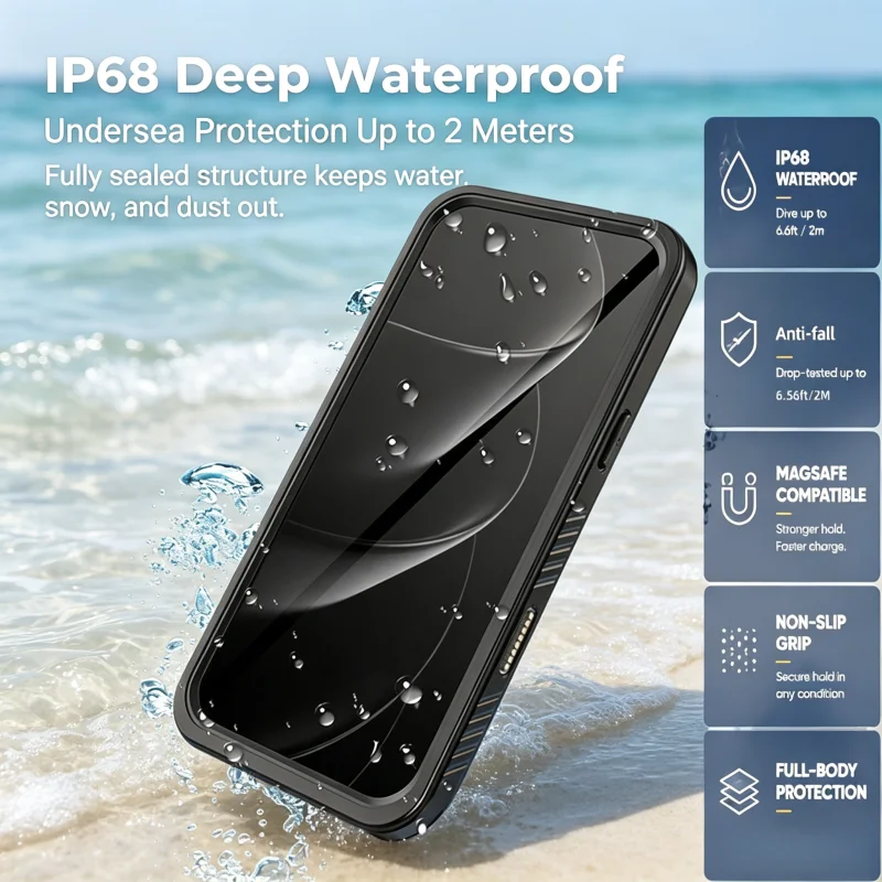 IP68 Waterproof Underwater Pho - Photography With Iphone 15 recension och pris