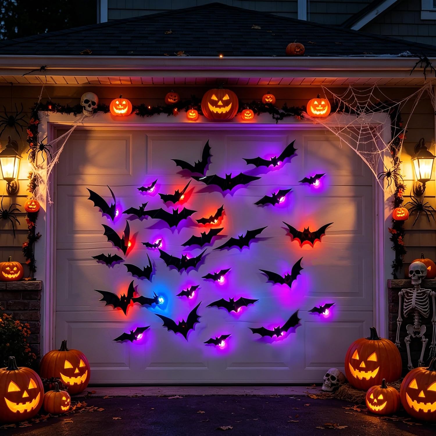 1-4Sets Halloween Glowing Bat  - Photography Website recension och pris