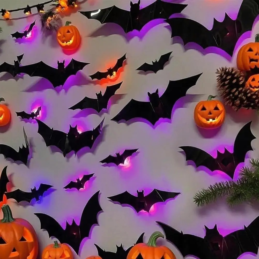 1-4Sets Halloween Glowing Bat  - Photography Website recension och pris