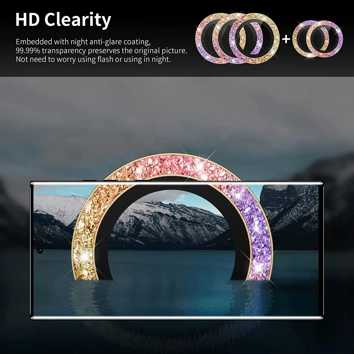 Diamond Glitter Lens Glass For - Photography Kit Samsung S26 Ultra recension och pris