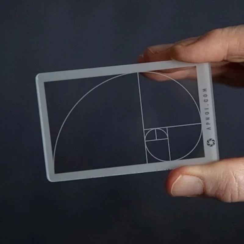 Fibonacci Viewfinder Golden Ra - Photography Golden Ratio recension och pris