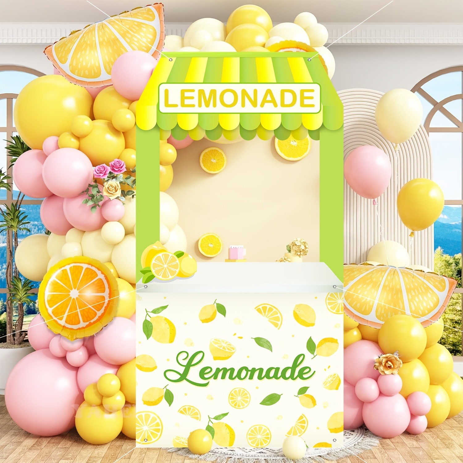 Summer Lemonade Stand Backdrop - Photography Website recension och pris