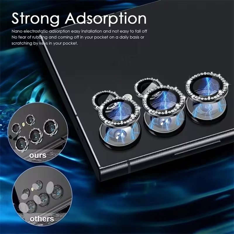 Alloy Bling Diamonds Lens Glas - Photography Kit Samsung S26 Ultra recension och pris