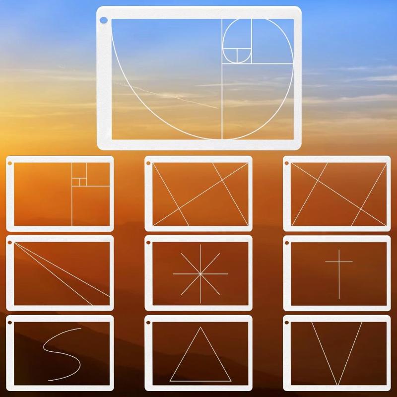 1/3Pcs Fibonacci Golden Ratio  - Photography Golden Ratio recension och pris